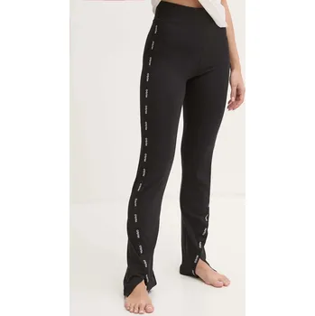 Dámské kalhoty Tepláky HUGO černá barva, s aplikací, 50531704 99X, vel. S