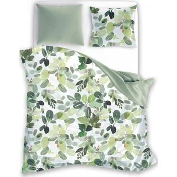 Povlečení Bavlněné povlečení Primavera 004 160x200 cm + 2x 70x80 cm zelené