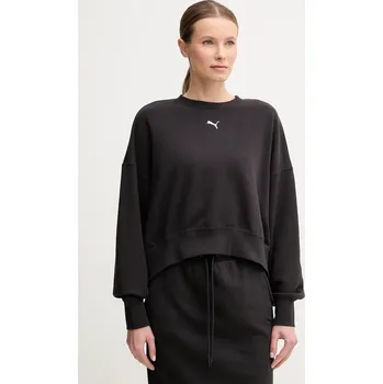 Dámská mikina Mikina Puma dámská, černá barva, hladká, 629748 99X, vel. XS