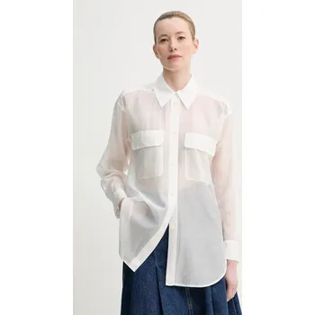 Dámská košile Košile Marc O'Polo dámská, bílá barva, relaxed, s klasickým límcem, 502089042069 00X, vel. 42