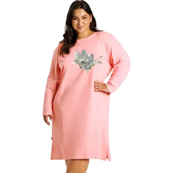 Dámská noční košile Dámská noční košile Patricia TARO – Pohodlí a elegance Barva/Velikost: meruňka / XXL