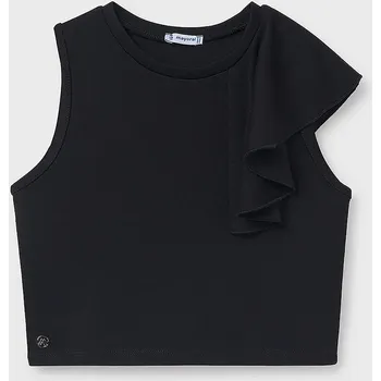 Dívčí svetr Dětský top Mayoral 6034.8D.Junior.PPYA černá 99X, vel. 128