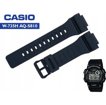 Řemínek na hodinky Řemínek Casio 10410723 černý