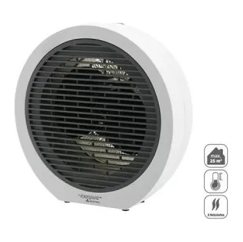 Topidlo Ventilátorový ohřívač Globe, 1 000 W - 2 000 W, topný výkon: 25 m2, šedý - B VOLTOMAT