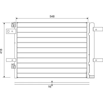 Výparník klimatizace Kondenzátor, klimatizace VALEO WYPRZEDA˝ 822564