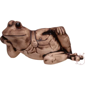 Zahradní dekorace Dekorace žaba z keramiky Joe česká výroba