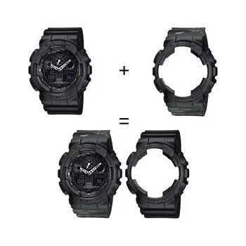 Casio Hodinky SET GA-100-1A1ER + BEZEL 10358741 + PASEK 10561429 Černá OS