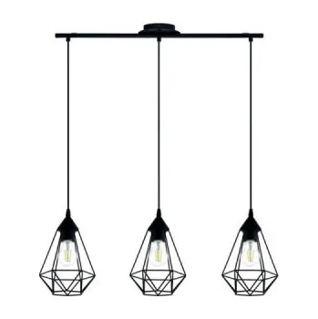 Dekorativní svítidlo Stropní svítidlo Byron, závěsná lampa, E27, černá - A INSPIRE