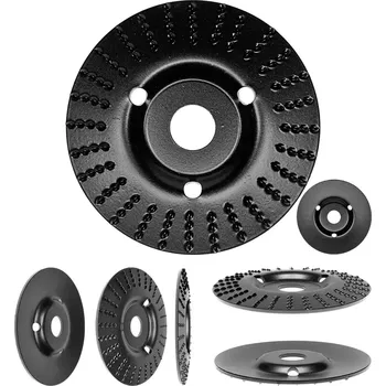 Brusný kotouč Rotační rašple šikmá 125 mm, jemná hrubost 1 DEDRA F692004