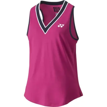 Dámský tenisový top Yonex Roland Garros Fitted Tank Top Růžový (XS)