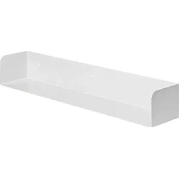 Dílenský regál Nástěnná police, set 2 ks, 80 x 15 x 11,5 cm, bílá, nosnost: 30 kg, ocel - B DOLLE