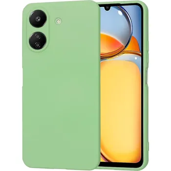 Pouzdro na mobilní telefon Kryt Xiaomi Redmi 13C 4G / Poco C65 Techsuit SoftFlex - mint green