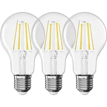 Žárovka Žárovka Filament LED E27 5,9W bílá přírodní EMOS ZF5D43.3 sada 3ks
