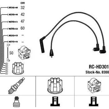 Zapalovací kabel Sada kabelů pro zapalování, 8300
