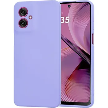 Pouzdro na mobilní telefon Kryt Motorola Moto G55 Techsuit SoftFlex - light purple