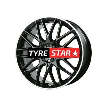 Alu kolo CMS C25 8.5x19 5x112 ET30 Diamond Rim Black Gloss