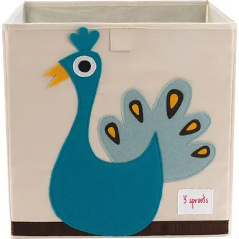 Úložný box 3 SPROUTS Úložný box 3 Sprouts Peacock Blue