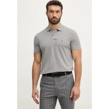 Polo tričko Tommy Hilfiger šedá barva, MW0MW37309 90X, vel. S