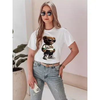 Dámské triko DSTREET RY2862 BÍLÁ L/XL