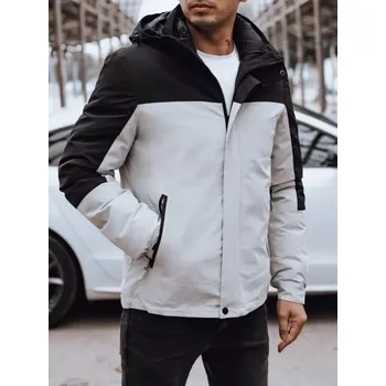 Pánská casual bunda Pánská bunda DSTREET tx4900 SVĚTLE ŠEDÁ XL