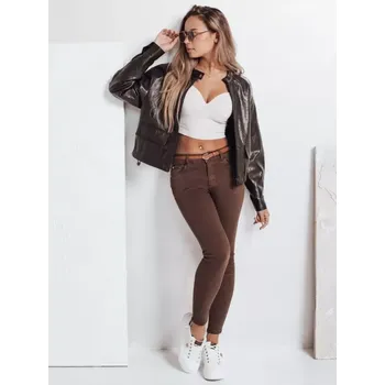 Dámské kalhoty Dámské kalhoty DSTREET UY2742 HNĚDÁ XL