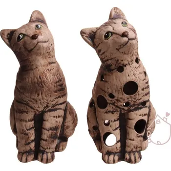 Zahradní dekorace Výhodná sada pro milovníky koček dekorace keramické