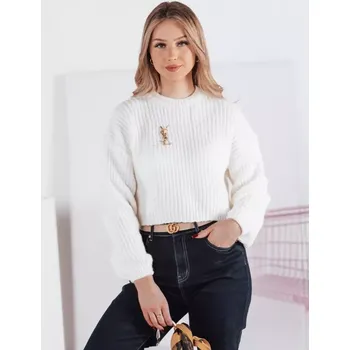 Dámská móda Dámský svetr DSTREET MY2284 BÍLÁ unisize