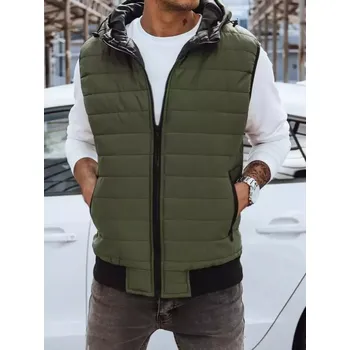 Pánská vesta Pánská vesta DSTREET TX4237 ZELENÁ XL