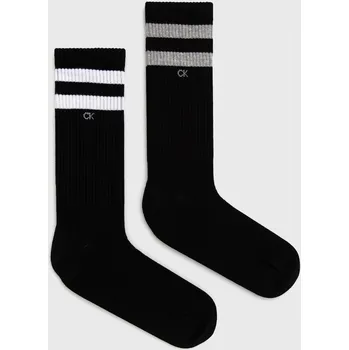 Pánské ponožky Ponožky Calvin Klein pánské, černá barva, 701218711 701218711.NOS 99X, vel. 43/46