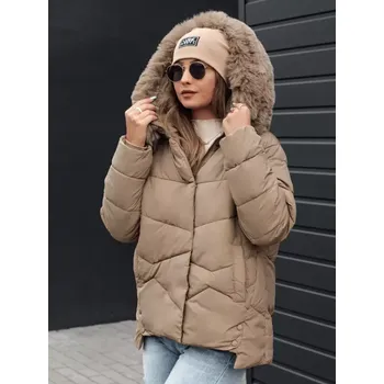 Dámská zimní bunda DSTREET FIXMIX TY4673 BÉŽOVÁ XL