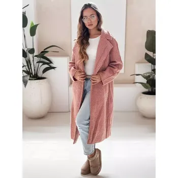 Dámský kabát Dámský kabát DSTREET NY0755 RŮŽOVÁ XL