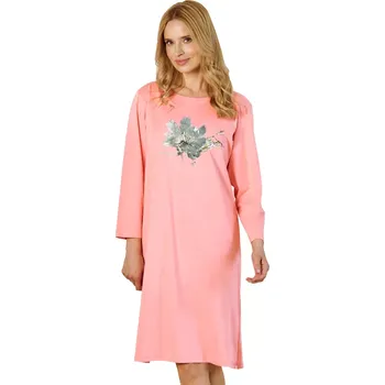 Dámská noční košile Dámské noční košile Patricia 3461/51 TARO – Pohodlí a elegance Barva/Velikost: meruňka / M