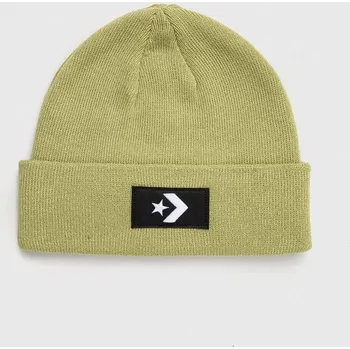 Čepice Čepice Converse zelená barva, z husté pleteniny 10025367.A02 77X, vel. ONE SIZE