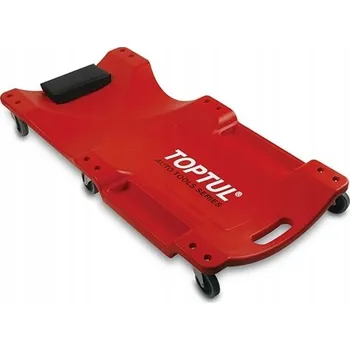 Zahradní lehátko Dílenské lehátko plastové s opěrkou hlavy, 6 koleček, vozík LEHÁTKO TOPTUL