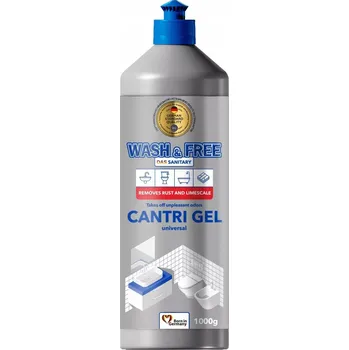 Univerzální čisticí prostředek WASH&FREE Gelový čisticí prostředek na koupelny, 1 kg