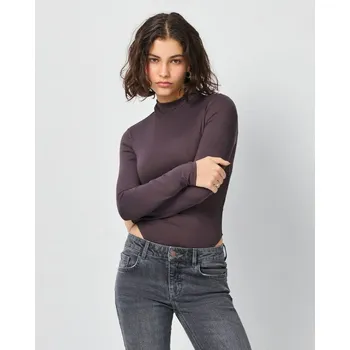 Dámské tričko Body s&nbsp;dlouhými rukávy - XS - House - hnědý - 543GX-88X