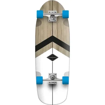 Longboard Hydroponic Rounded Complete Cruiser Skateboard (30"|Classic 3.0 White)