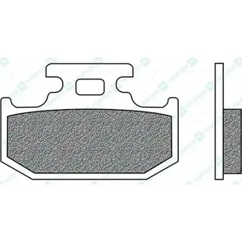 Brzdová destička brzdové destičky, NEWFREN (směs OFF ROAD DIRT ORGANIC) 2 ks v balení M502-876