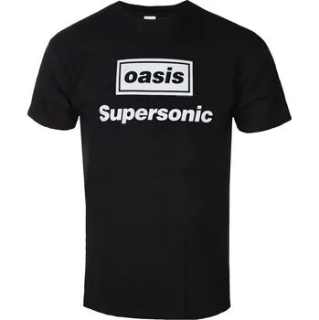 Pánské oblečení Tričko metal pánské Oasis - Supersonic Title - ROCK OFF - OASTS21MB - XXL