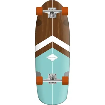 Longboard Hydroponic Rounded Complete Cruiser Skateboard (30"|Classic 3.0 Turquoise)