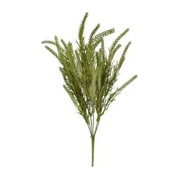 umělá květina Tráva plast rdesno zelená 37 cm JH094 zelená