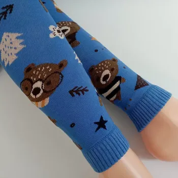 Dámské punčochy Dětské punčochové legíny Medvěd - 98-104 / modrá