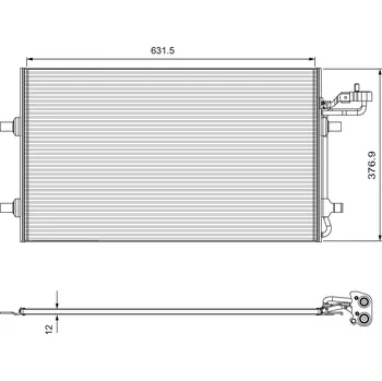 Výparník klimatizace Kondenzátor, klimatizace VALEO WYPRZEDA˝ 814324