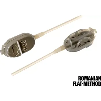 Krmítko pro ryby Method Feeder ''Romanian flat-method (3 kusy/bal) (Cena je za kus) - 90g