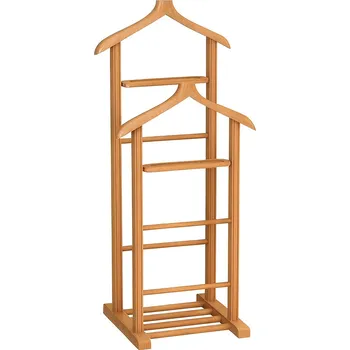 Věšák Němý sluha Beta Double Natural, hnědá