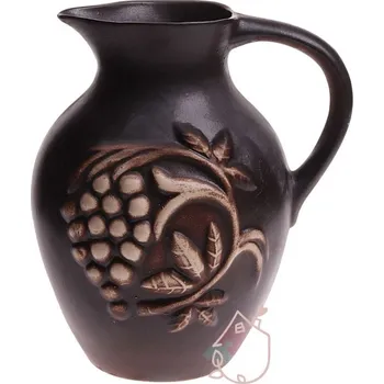 Zahradní dekorace Keramický květináč džbán keramický, ručně malovaný