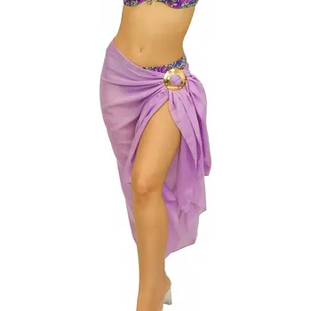 Dámské plavky Pareo šátek D95CH1 4 - SELF fialová Univerzální