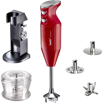 Bamix Ponorný tyčový mixér Deluxe, typ C, 200 W, červená metalíza 1010.005