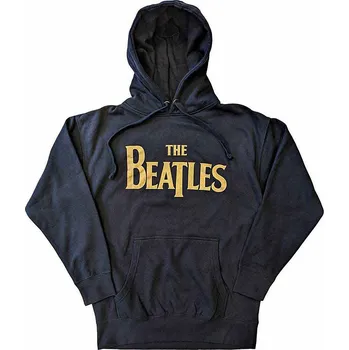 Pánská mikina The Beatles mikina, Gold Drop T Logo Navy Blue, pánská XXL