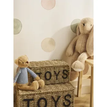 Úložný box Sinsay - Úložný koš s nápisem TOYS - béžová - 75021-08X - 75021-08X-S-1